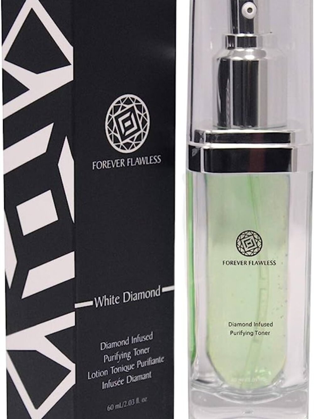 FOREVER FLAWLESS WHITE DIAMOND-DIAMOND INFUSED PURIFYING TONER-2.03 fl oz/ 60 ml